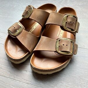 Birkenstock Arizona Big Buckle Cognac Narrow Width